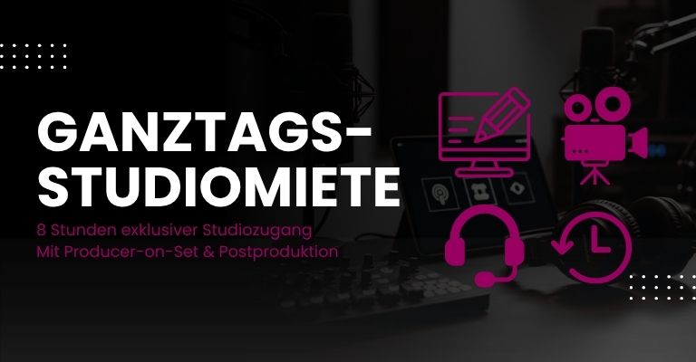 Studiomiete – Ganzer Tag