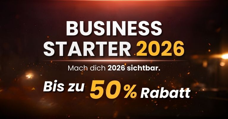 Mach dich 2026 sichtbar!