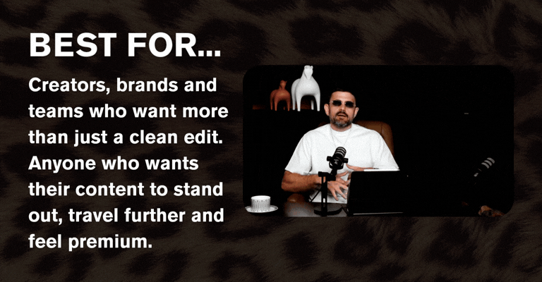 First Class: Recording + Premium Edit