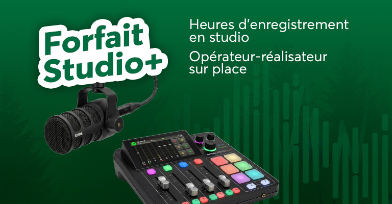 Forfait Studio+ (6h)