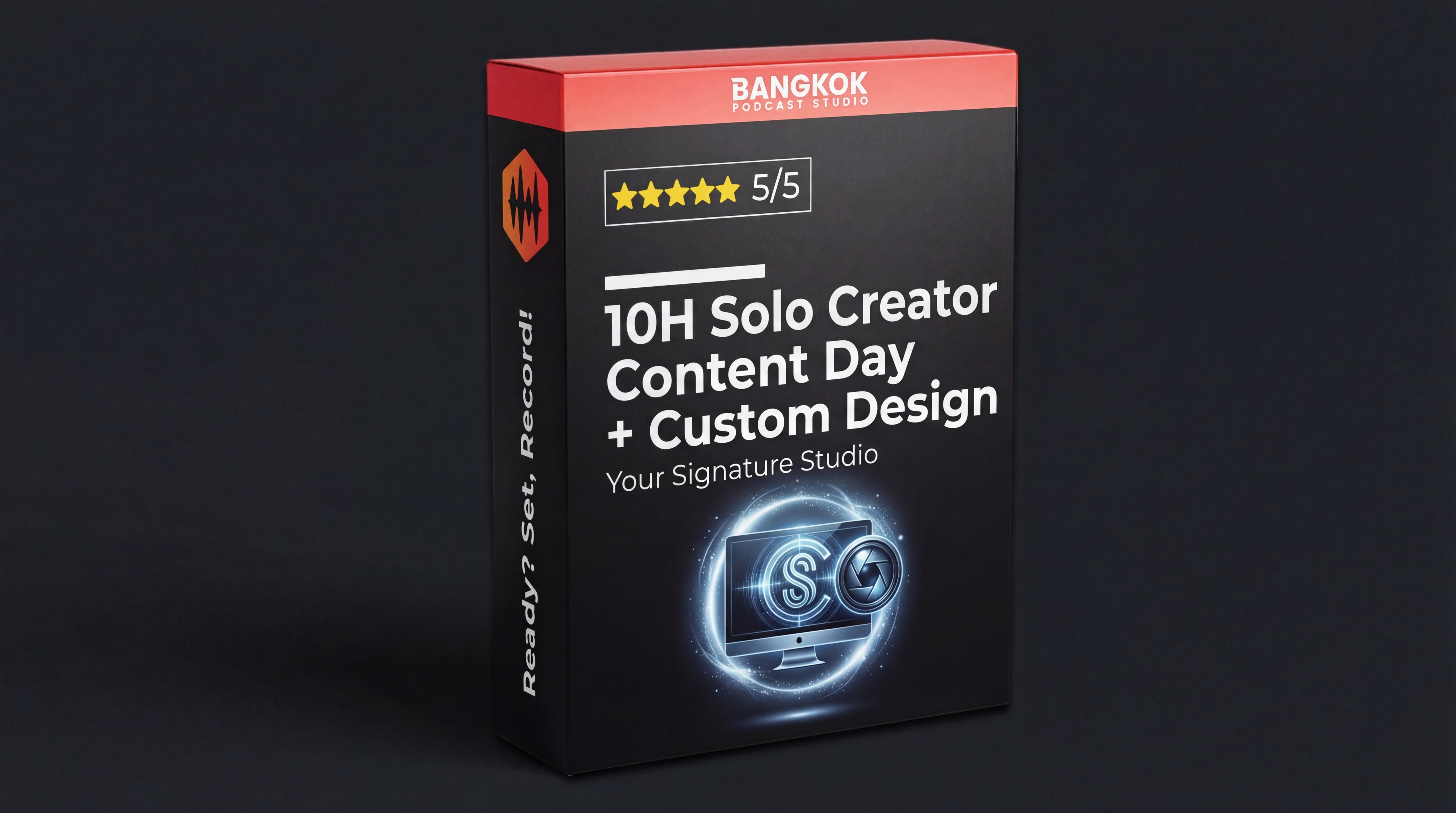 10H Content Day (+Custom Smart Studio Design / Save 10%) - Solo Creator
