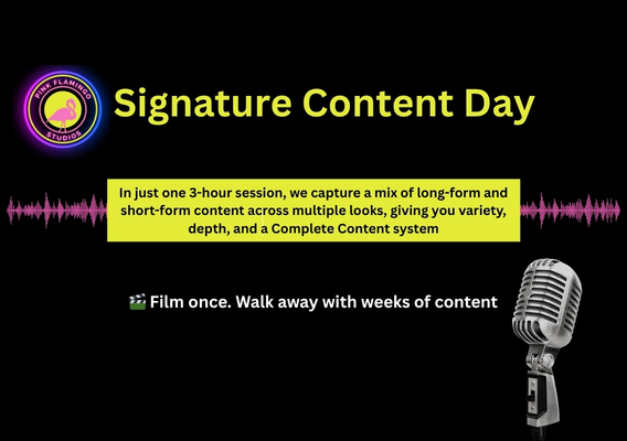 Signature Content Day – 30 Pieces in 3 Hours